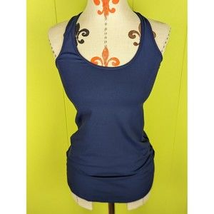 Lululemon Athletica Women's Racerback Solid Blue Tank Top Size 6?